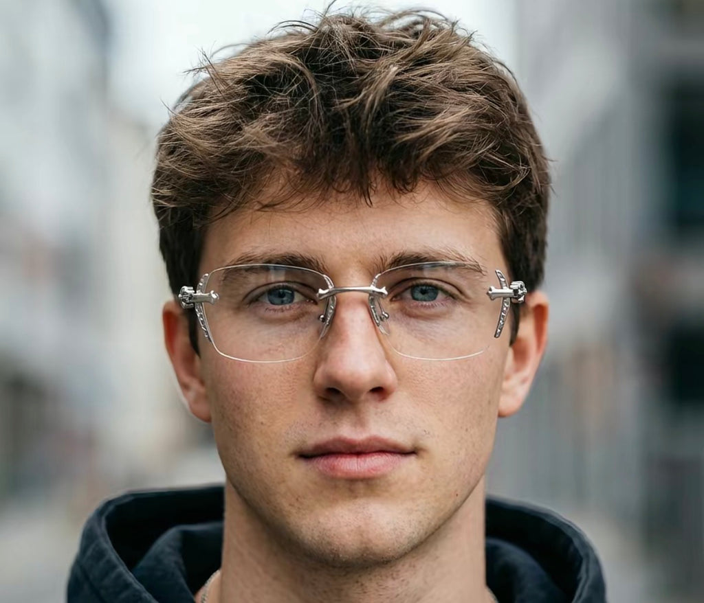 LuxeGold Transition Blue-Light Blocking Glasses