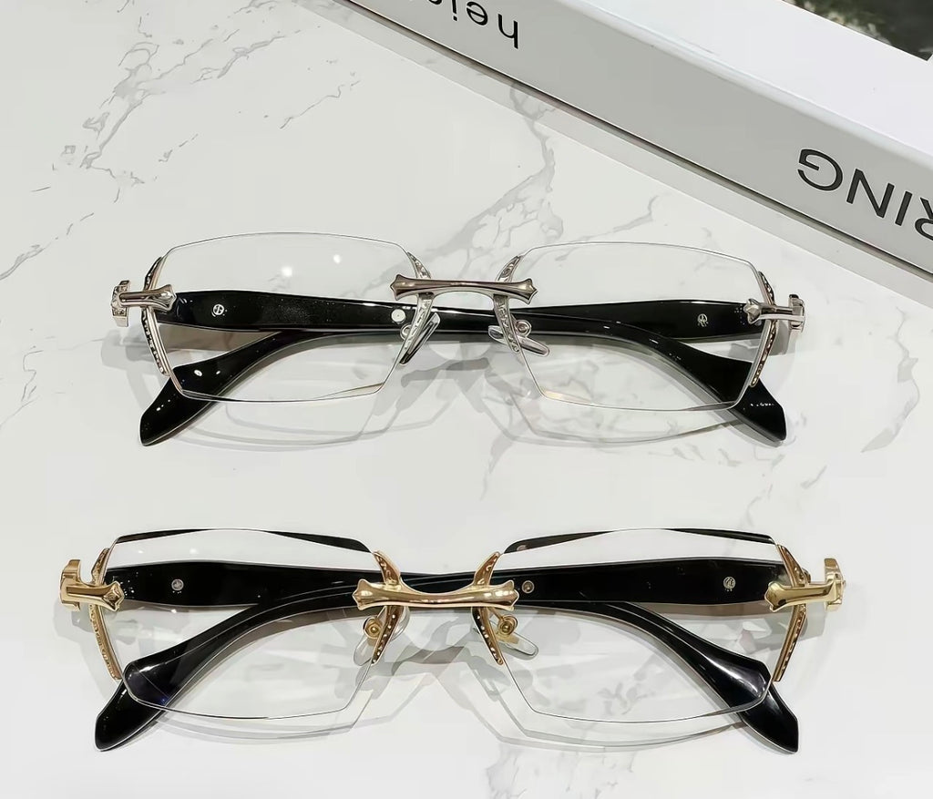 LuxeGold Transition Blue-Light Blocking Glasses