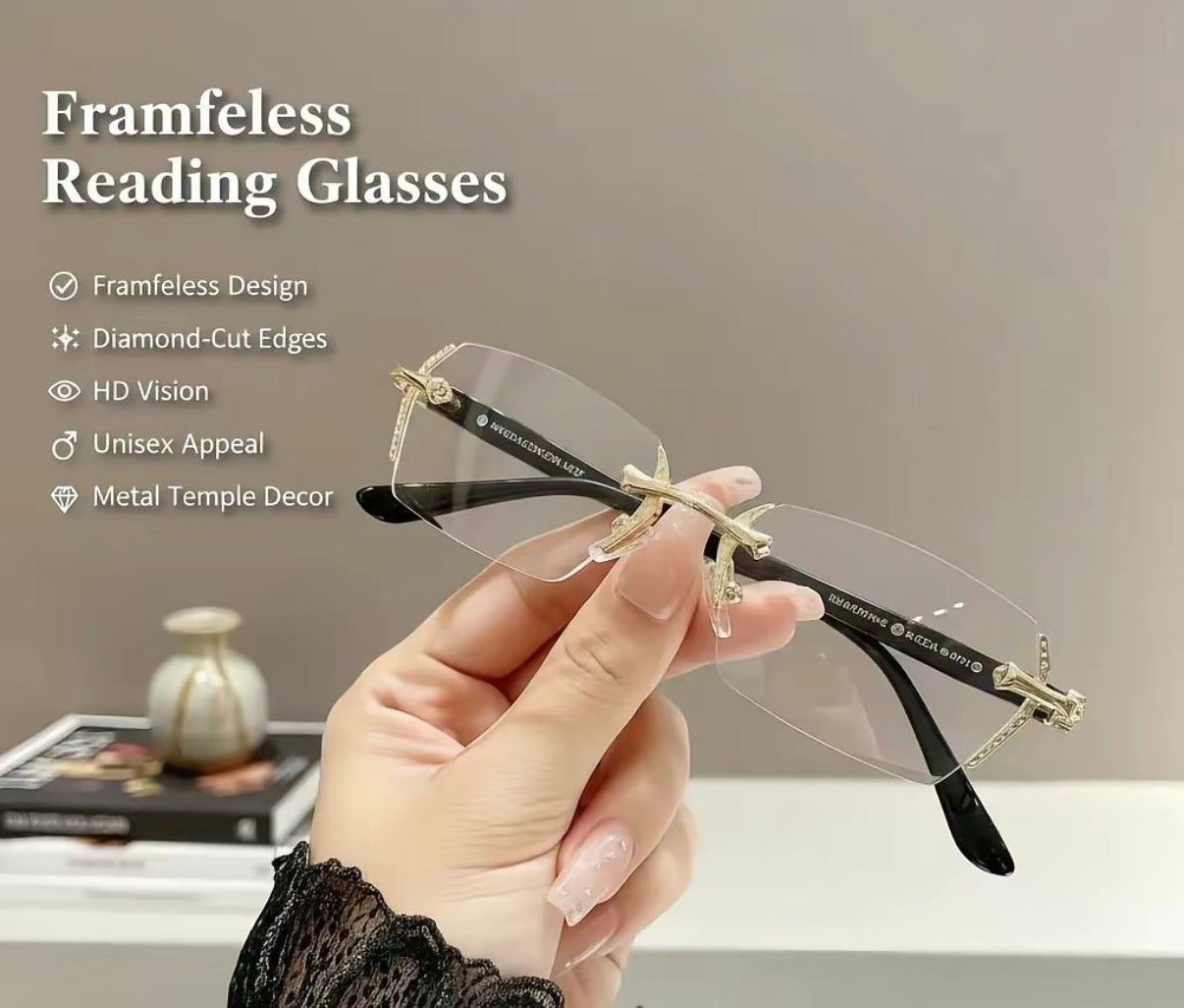 LuxeGold Transition Blue-Light Blocking Glasses